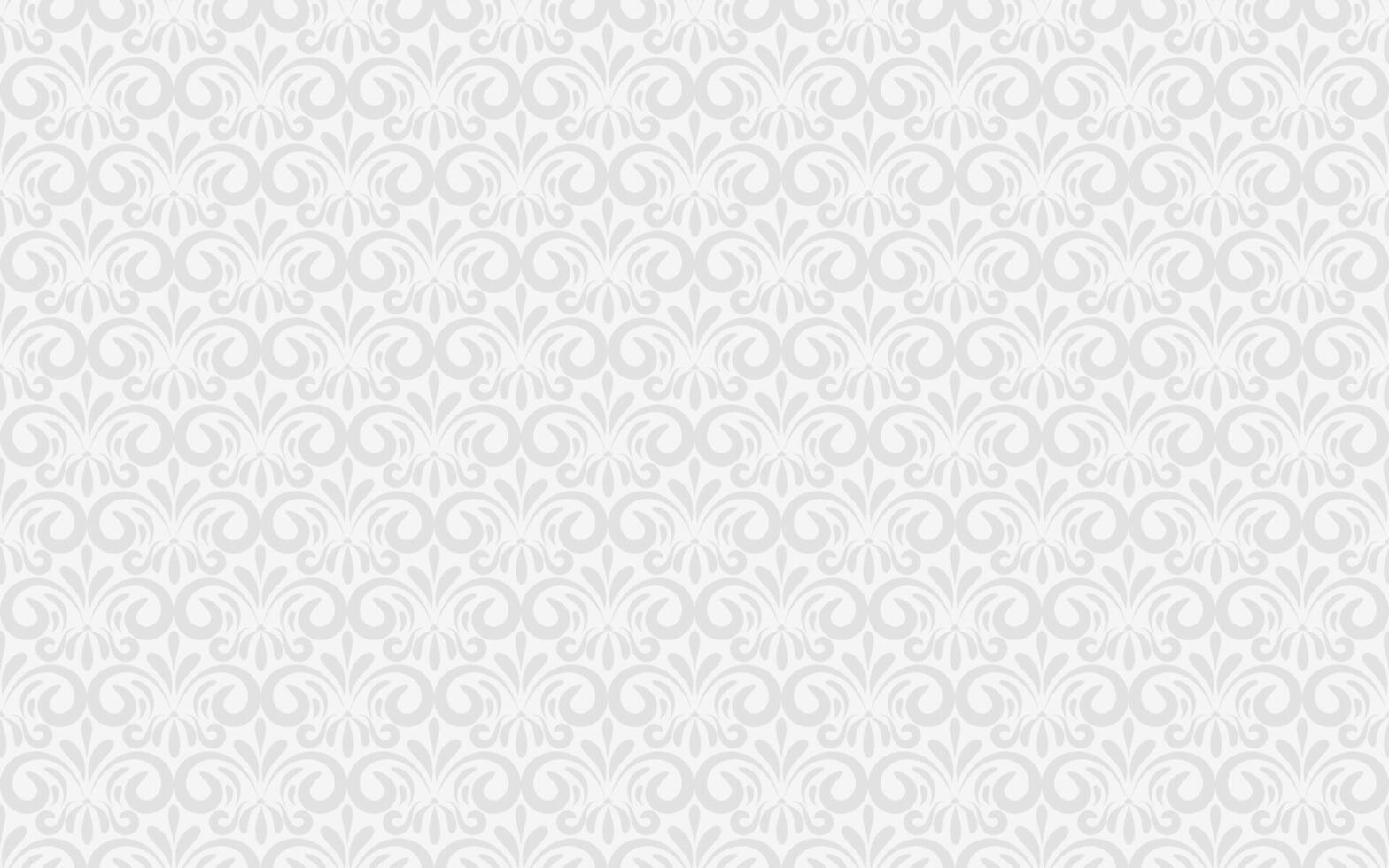 Elegant seamless pattern with stylized floral motifs. Grey background in baroque style for wallpaper, textile. Graphic designs inspired by French Country or Damask styles vector