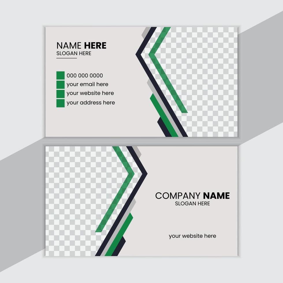 Professional creative modern visiting card and business card, Double-sided modern luxury red and dark black color business card template. luxury visiting card for professional work. vector