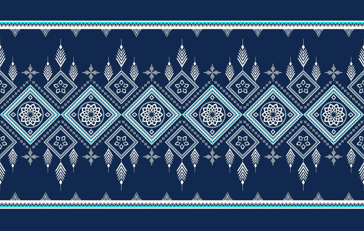 Bold Ethnic Seamless Pattern ethnic design for cloth , fabric and textiles vector