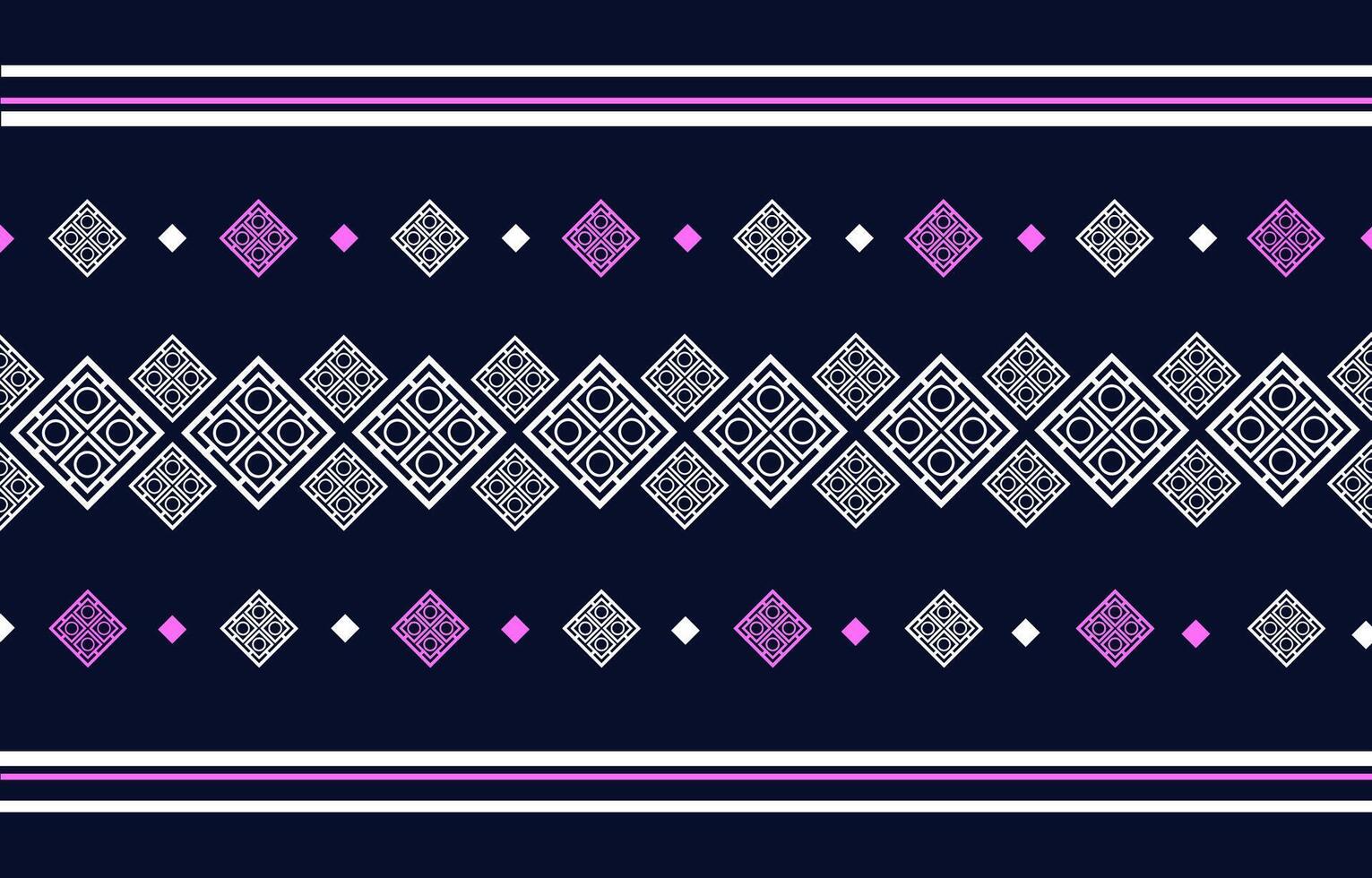 ethnic geometric patterns set with floral lace and tribal borders for fabric design and textile vector
