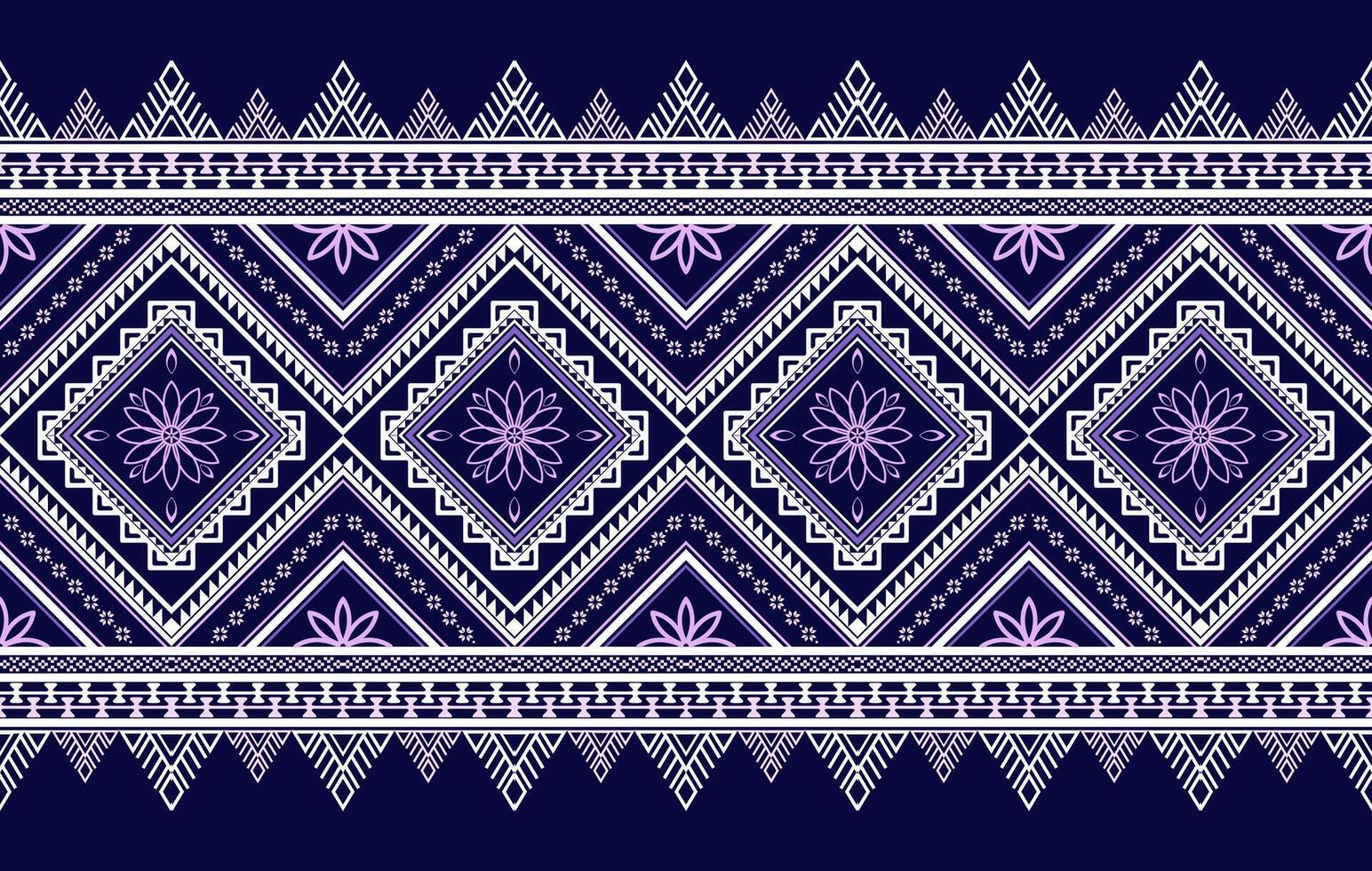 Ethnic pattern for background geometric, ethnic design for cloth , fabric and textiles Seamless Geometric Pattern vector