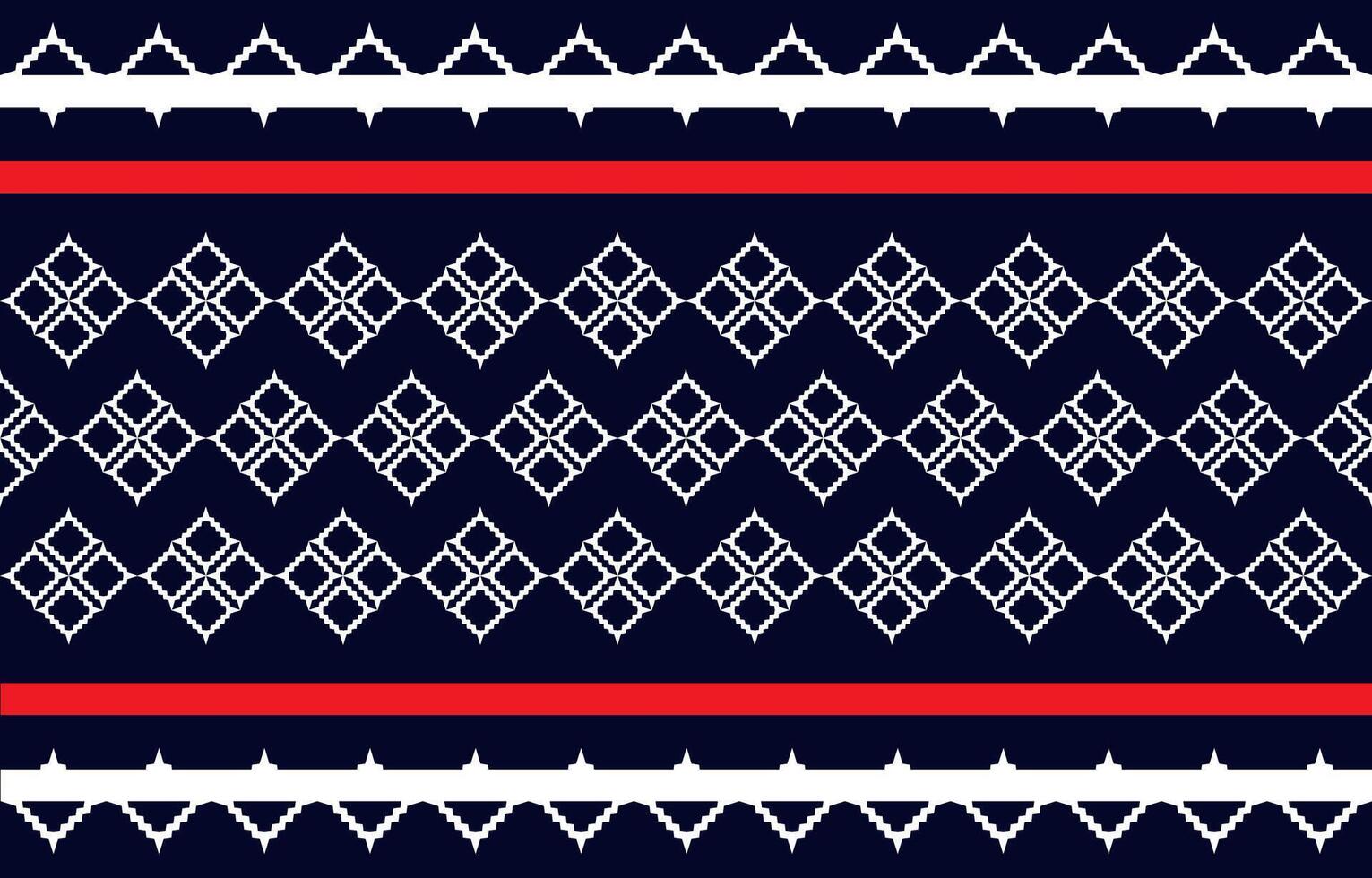 Bold Ethnic Seamless Pattern geometric vector