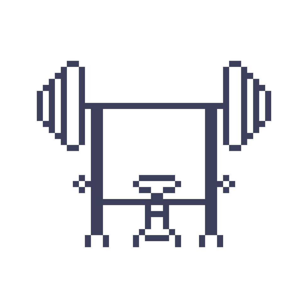 barbell gym tool vector