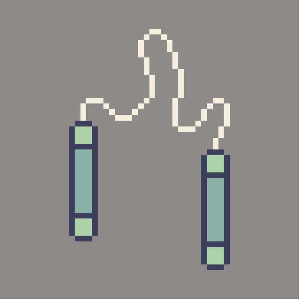 jumping rope cardio vector