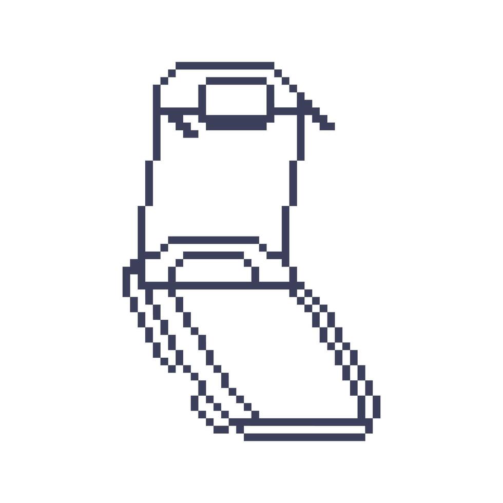 treadmill outline pixel vector