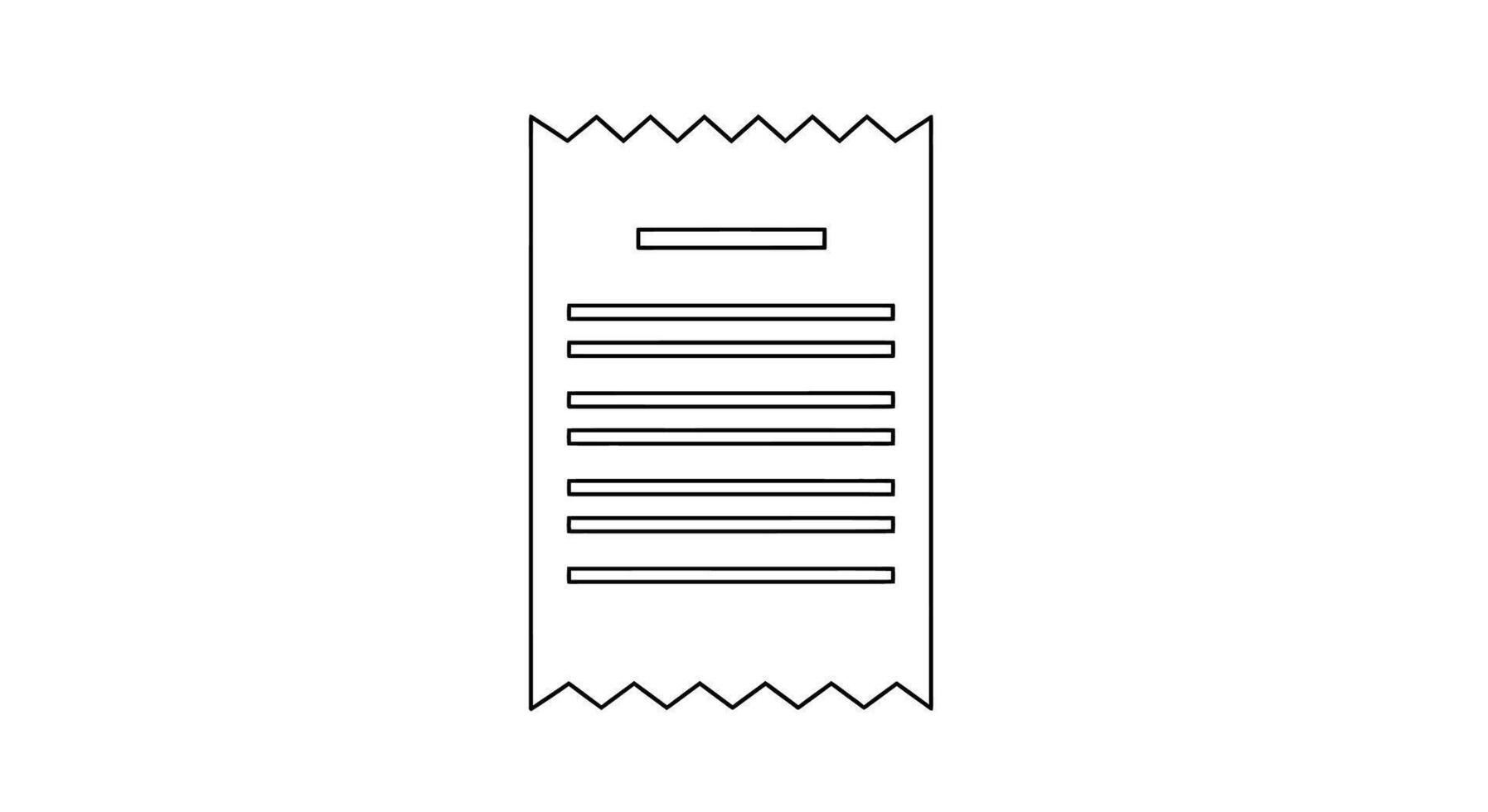 A line drawing of a ribbon with a line on it vector