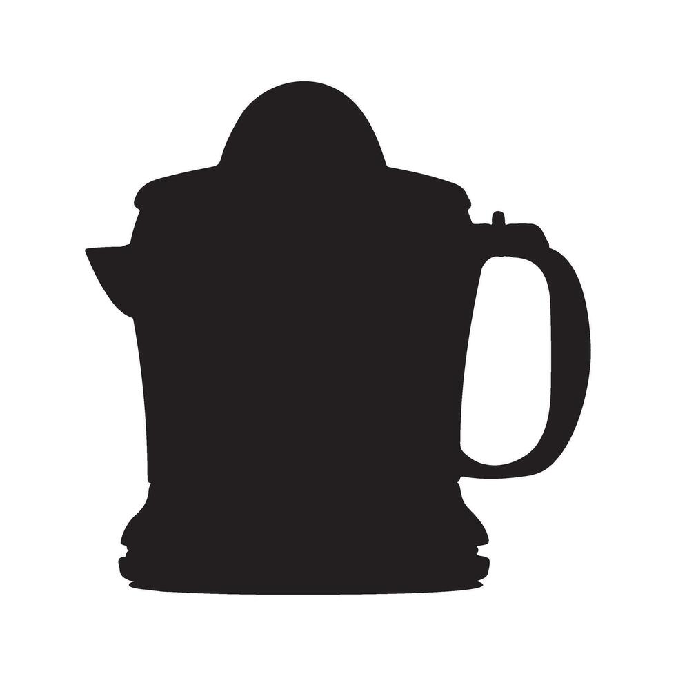 Citrus Juicer Machine Silhouette Illustration vector