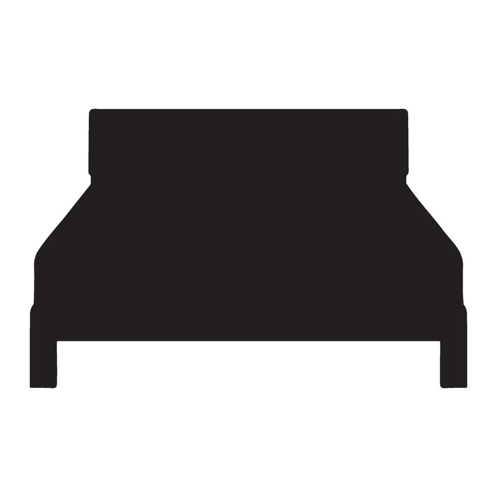 Bed Silhouette Illustration vector