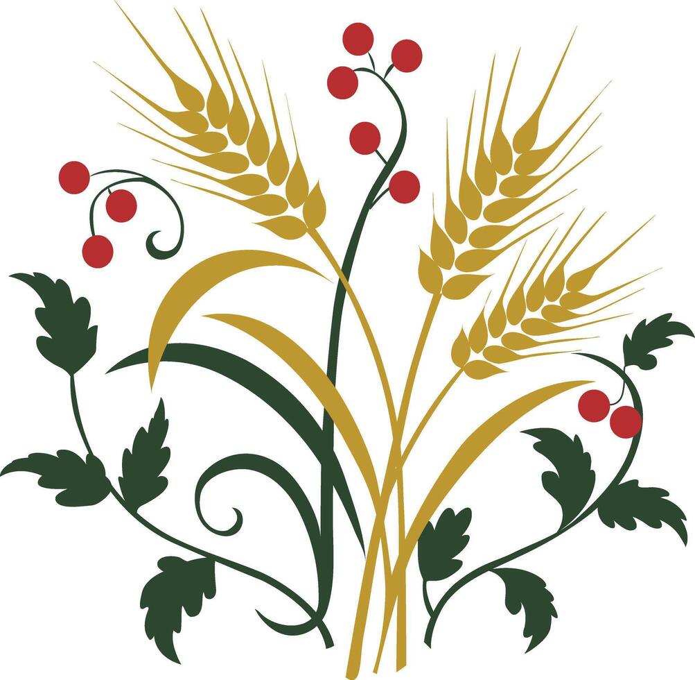 Lammas Day Symbol Silhouette art illustration vector