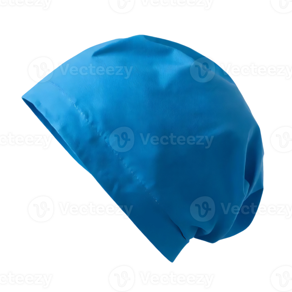 Blue surgical hat isolated on the transparent background png