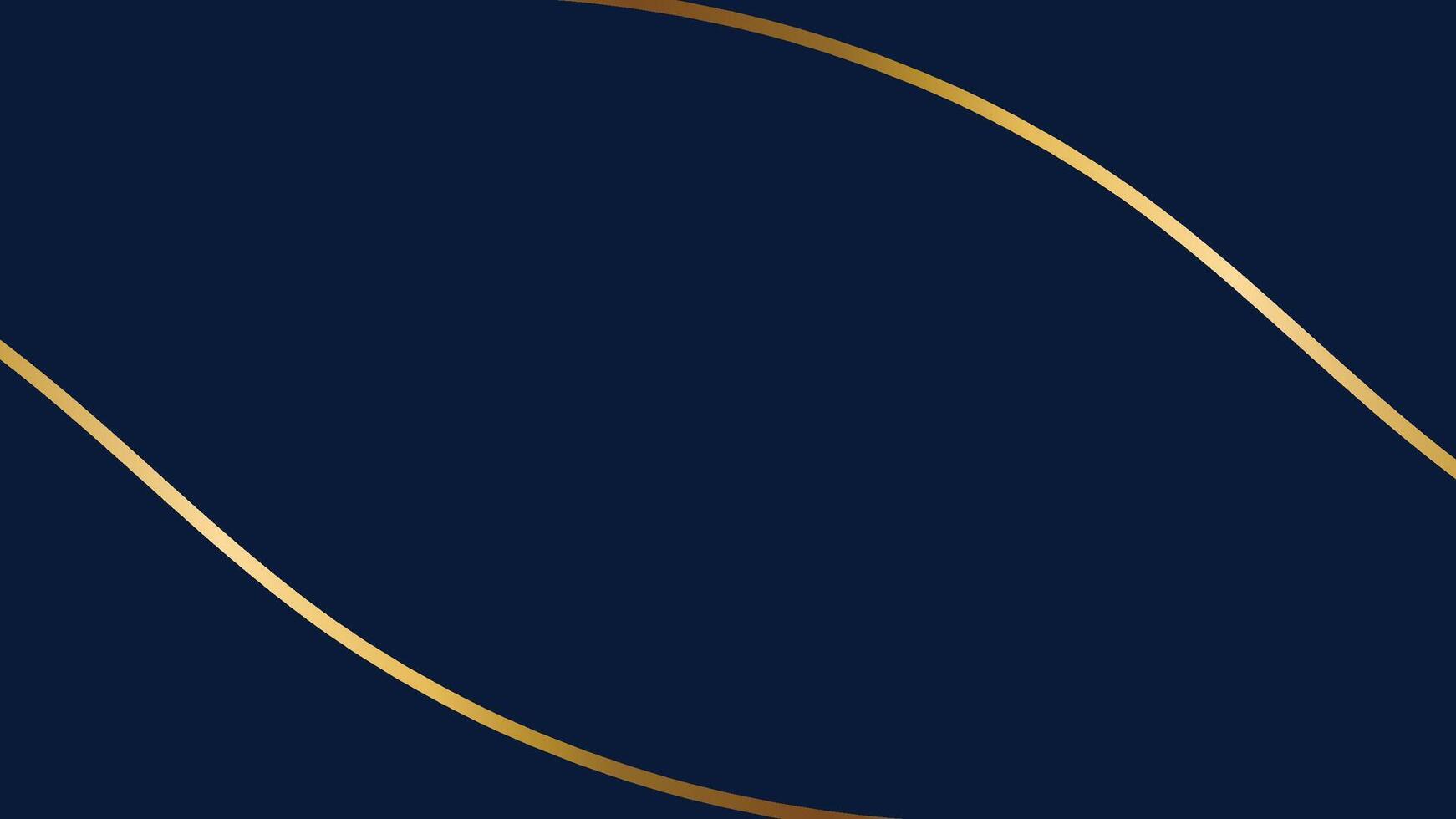 Smooth flowing blue gold abstract background with soft gradient blend. Modern and elegant design ideal for digital visuals, presentations, and creative compositions. vector