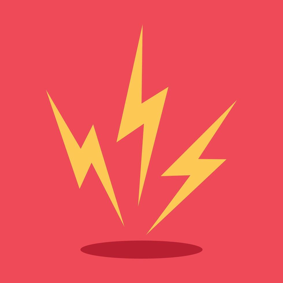 Cute flat lightning shape collection in various kawaii styles. Perfect for weather icons, kids graphics, playful symbols and decorative cartoon elements vector