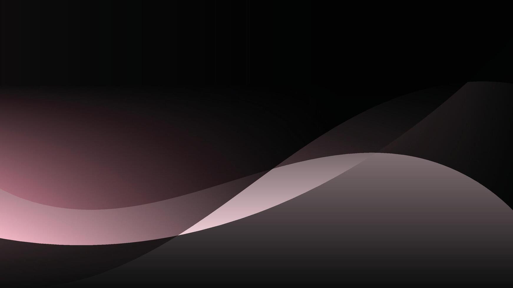 Smooth flowing abstract background with soft gradient blend. Modern and elegant design ideal for digital visuals, presentations, creative compositions vector