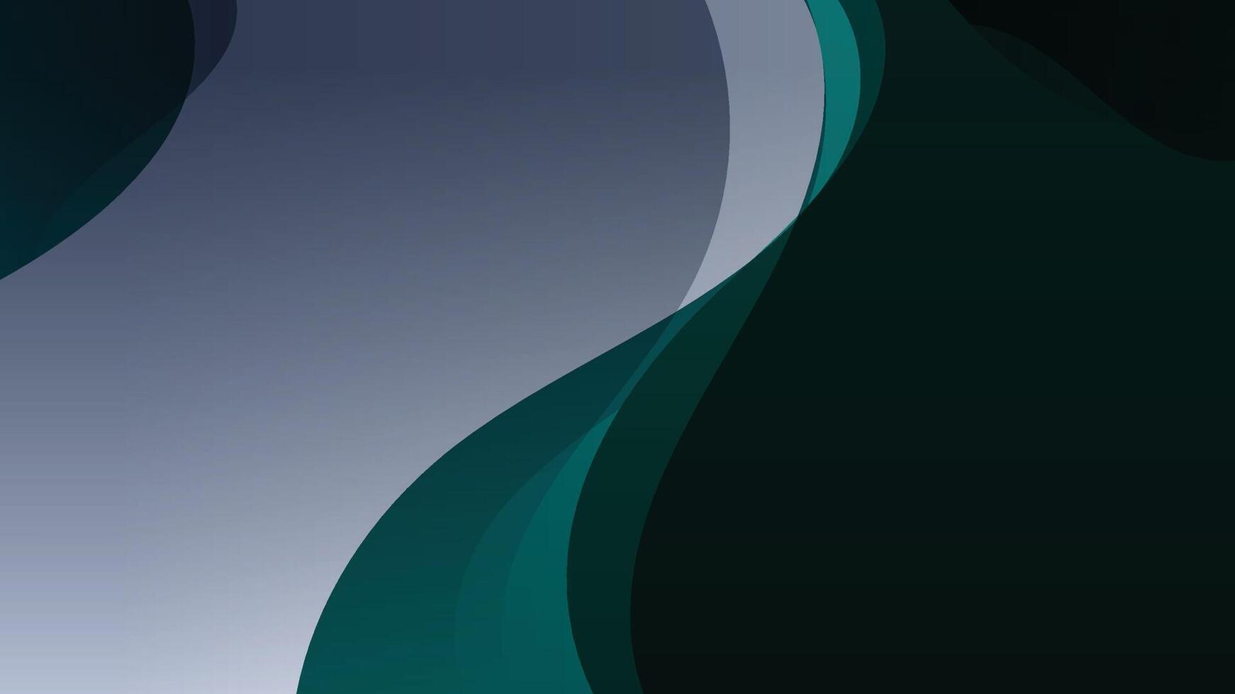 Smooth flowing abstract background with soft gradient blend. Modern and elegant design ideal for digital visuals, presentations or creative compositions. vector