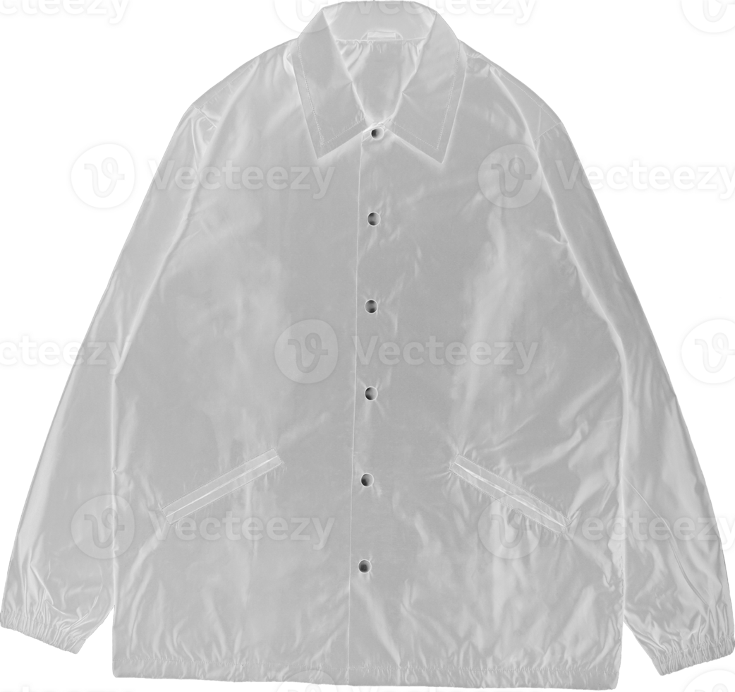 a white jacket on a transparent background png