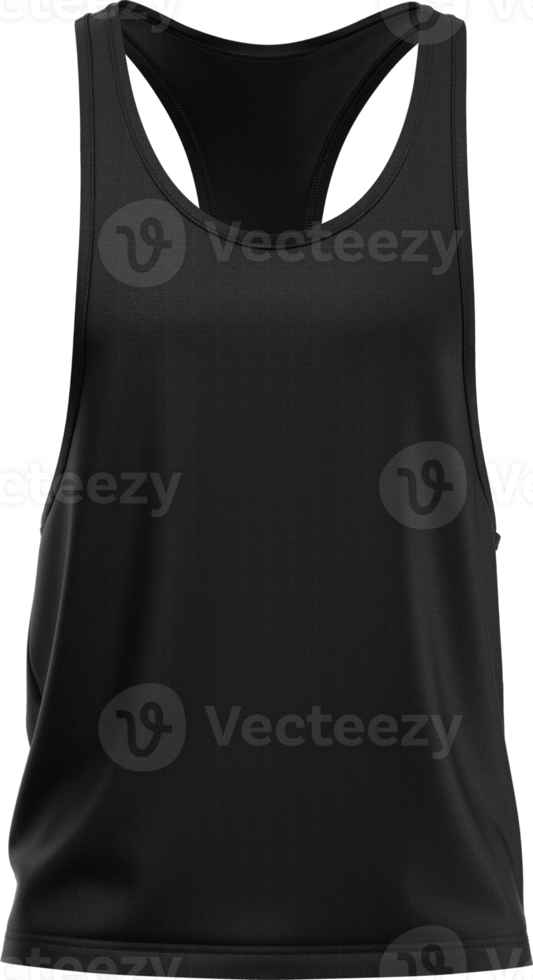 a black sports bra top on a transparent background png