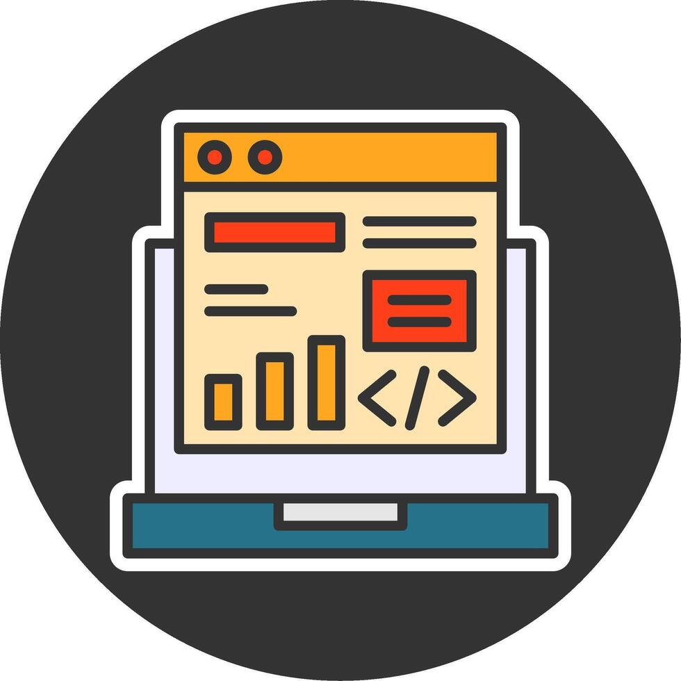 código despliegue lleno gris circulo icono vector