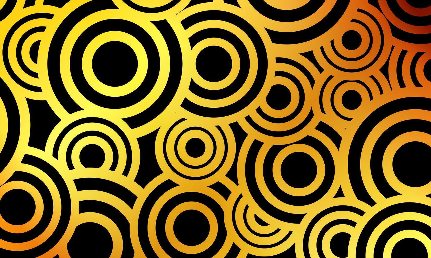 Circle pattern abstract background. luxury gold spiral pattern. vector