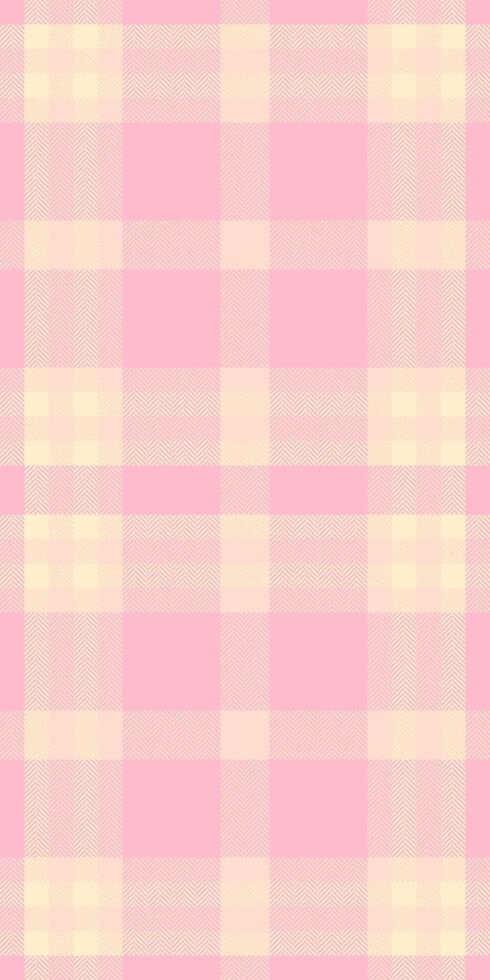 Covering check background texture, pop textile pattern . Continuity fabric tartan plaid seamless in pink and light colors. vector