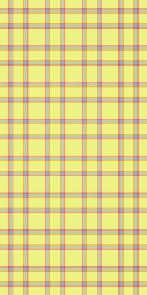 Vibrant pastel yellow plaid pattern. Perfect for textile design, website backgrounds, or scrapbooking. This cheerful, repetitive texture evokes feelings of optimism and springtime. vector