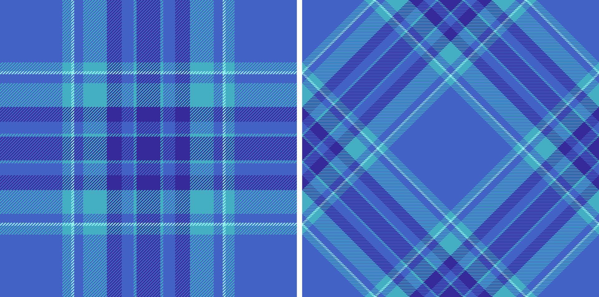 Elegant plaid pattern. Two orientations show classic, timeless textile design. Ideal for backgrounds, fashion mockups, festive themes. Versatile vector