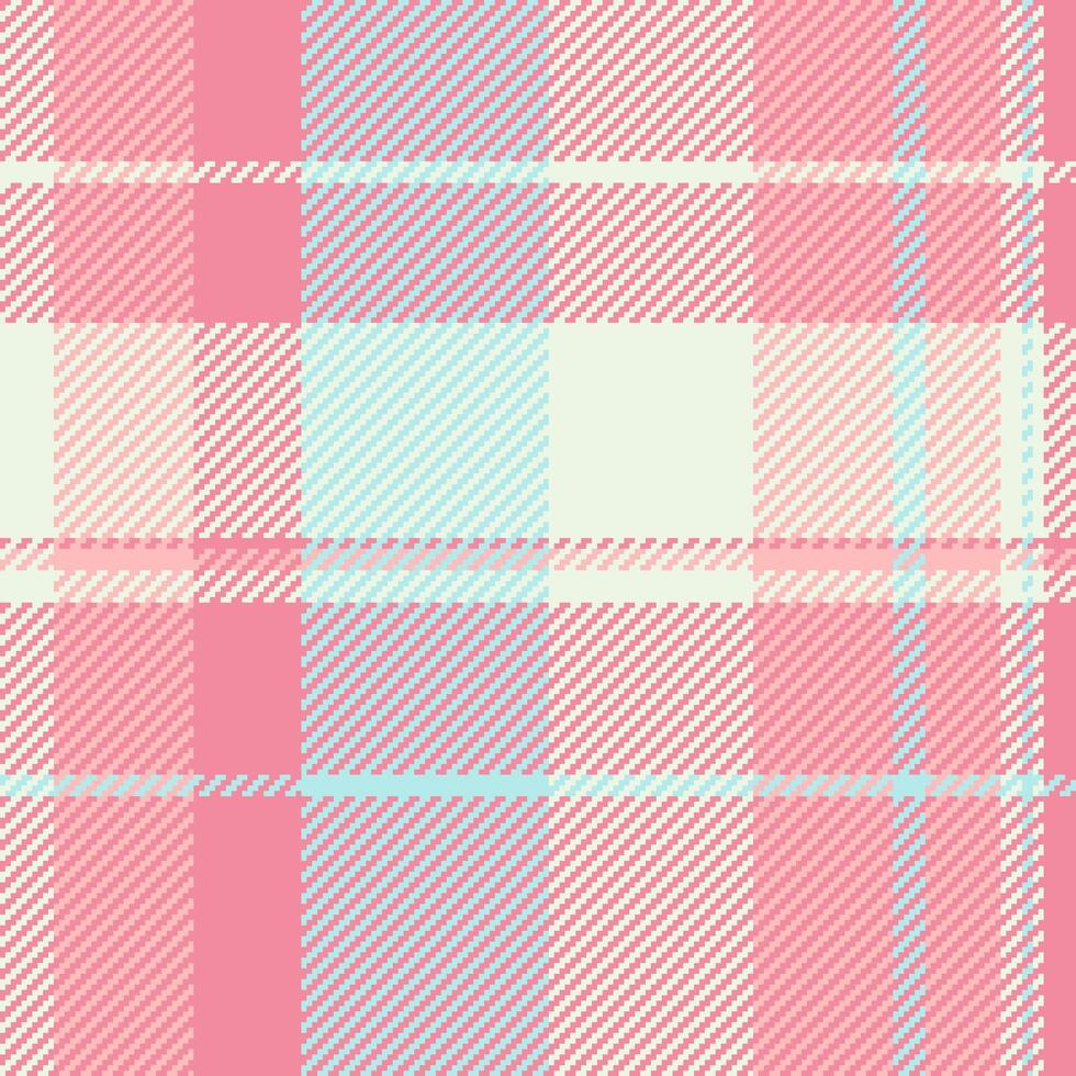 Sweet pastel pink and blue plaid pattern. Perfect for textile design, wallpaper, scrapbooking, and feminine branding. This soft, delicate texture evokes feelings of comfort and nostalgia. vector
