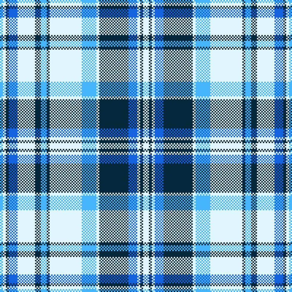 Cool blue plaid pattern. Perfect for textile design, website backgrounds, or fashion projects. This versatile, seamless texture offers a crisp, modern feel with a touch of classic charm. vector