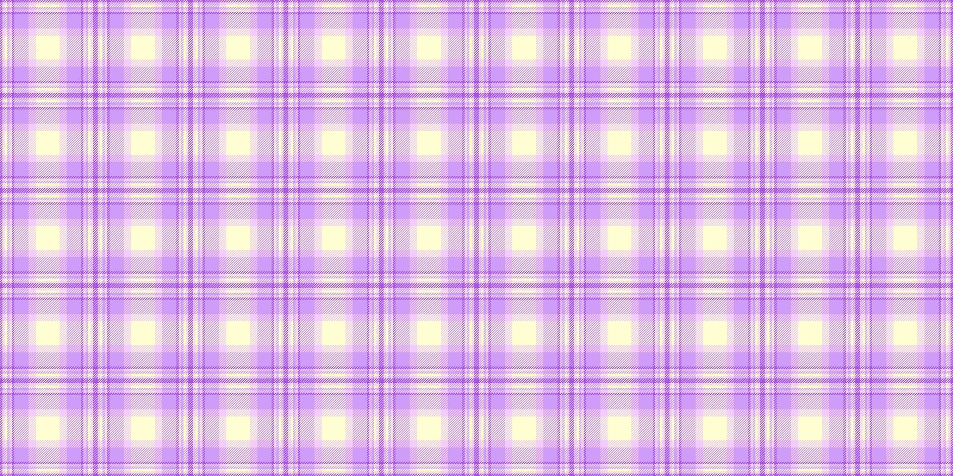 Hounds tooth pattern seamless fabric, size check background. Perfection textile plaid tartan texture in violet and light colors. vector
