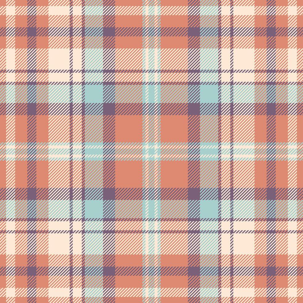 Classic plaid pattern with warm cool tones. Seamless design perfect for fabric, wallpaper, backgrounds or a cozy, rustic aesthetic. Versatile vector