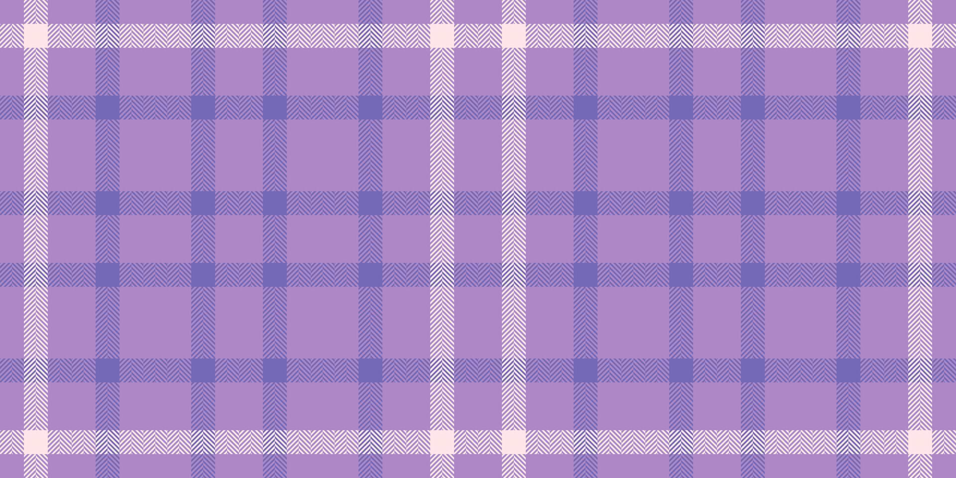 Subtle lavender and periwinkle plaid pattern. Perfect for textiles, backgrounds, or website design. This soft, repeating texture evokes feelings of calm and serenity. vector