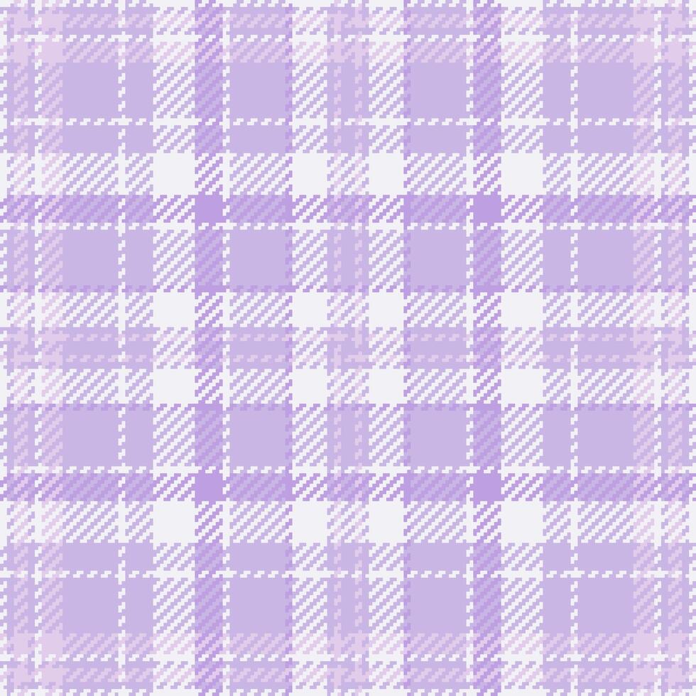 Classic lavender plaid pattern. Fabric texture with interwoven lines. Suits backgrounds, textiles graphic design. Soft, calming, and versatile. vector