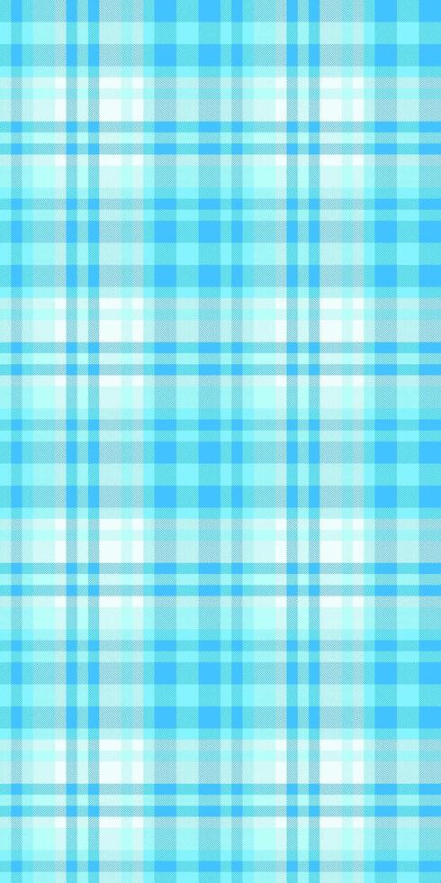 Old tartan check background, expensive pattern texture . Invite textile fabric seamless plaid in cyan and azure colors. vector