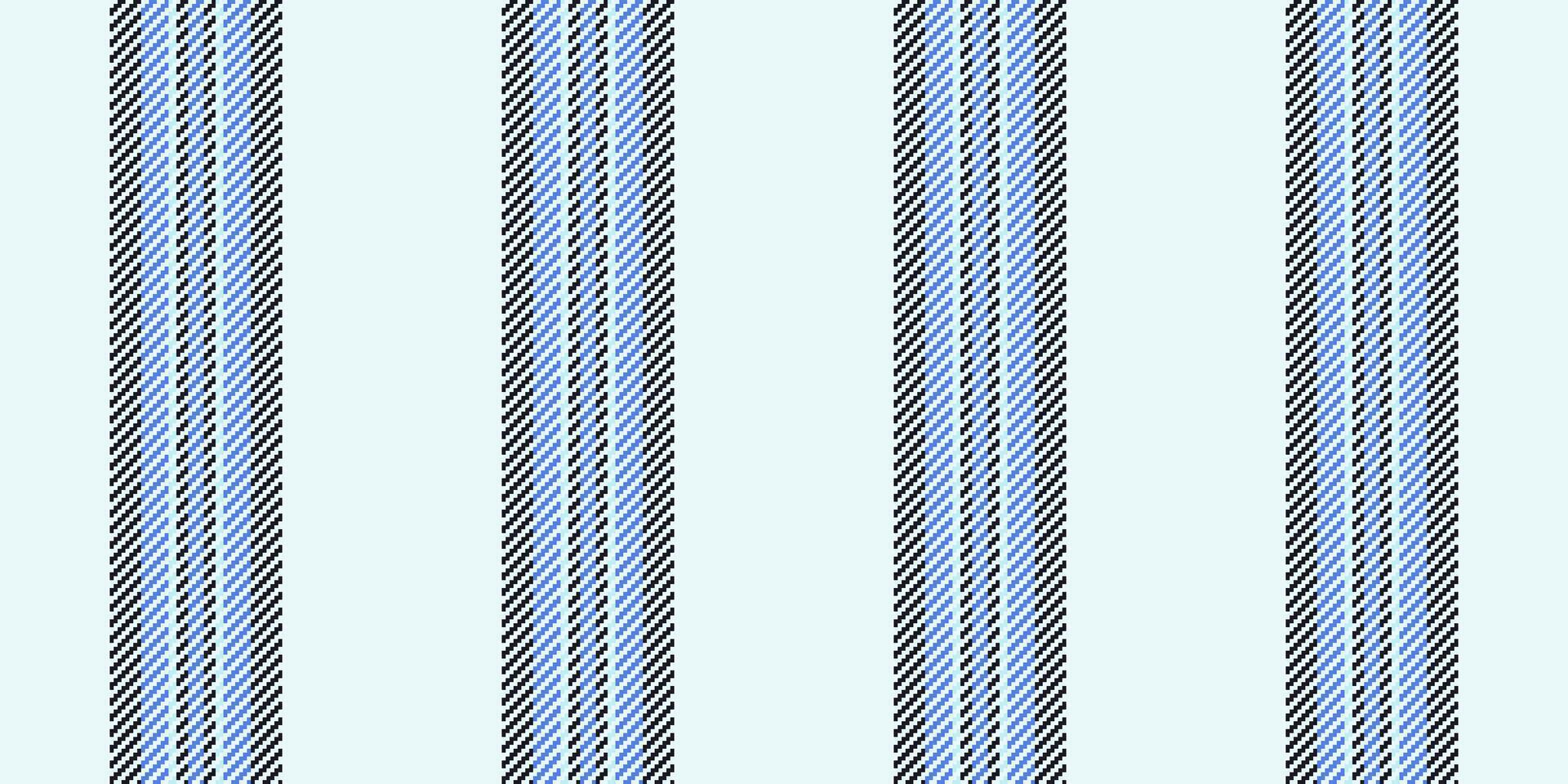 Mid textile seamless, household texture lines background. Tie pattern vertical fabric stripe in white and black colors. vector