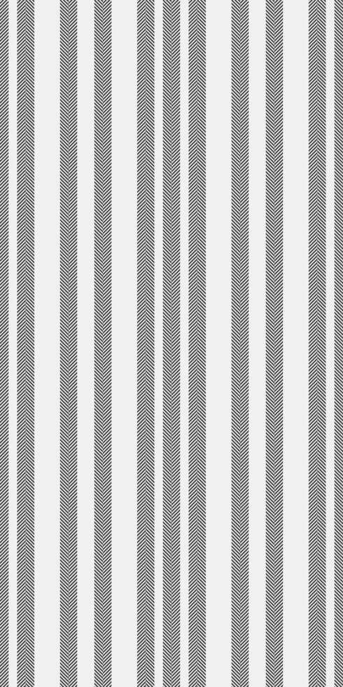Teremony pattern lines background, vogue texture seamless fabric. Postalgic textile vertical stripe in white and grey colors. vector
