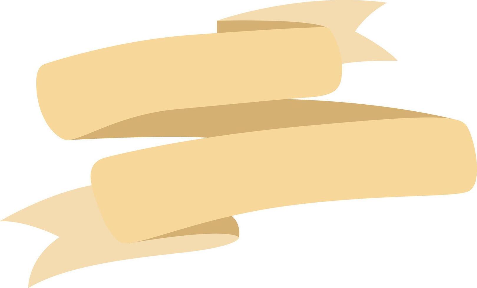The banner resembles a zigzag pattern.Set of vintage ribbon banner illustrations. vector