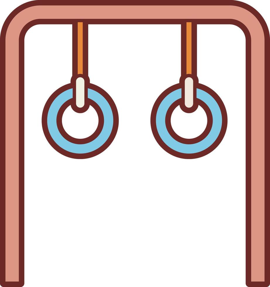 Sport in the park icon. Colorful of playground icon. vector