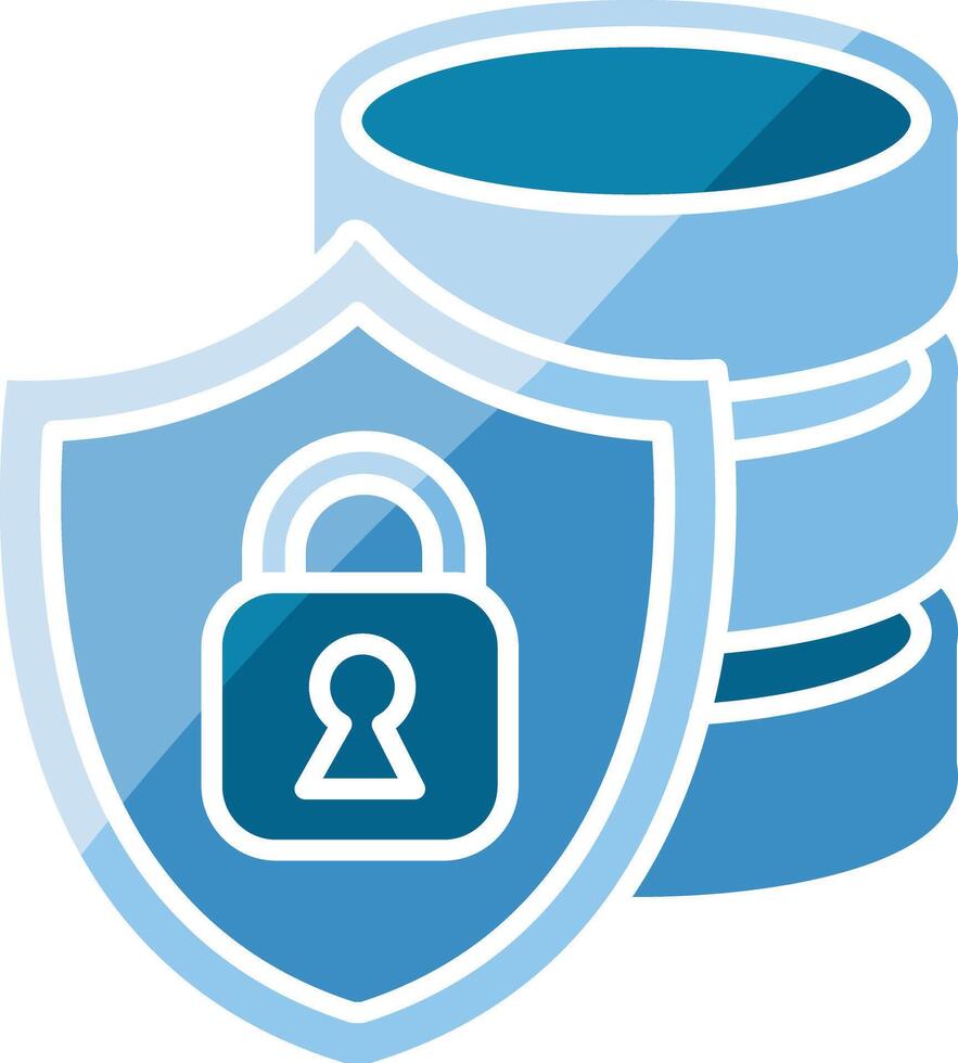 Lock shield and coin icon. General Data Protection Regulation icon set, secure privacy elements vector