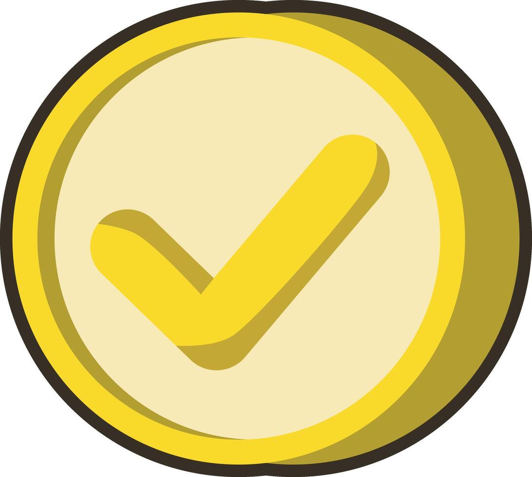 Cute deal or agree icon. Game illustration elements art. vector