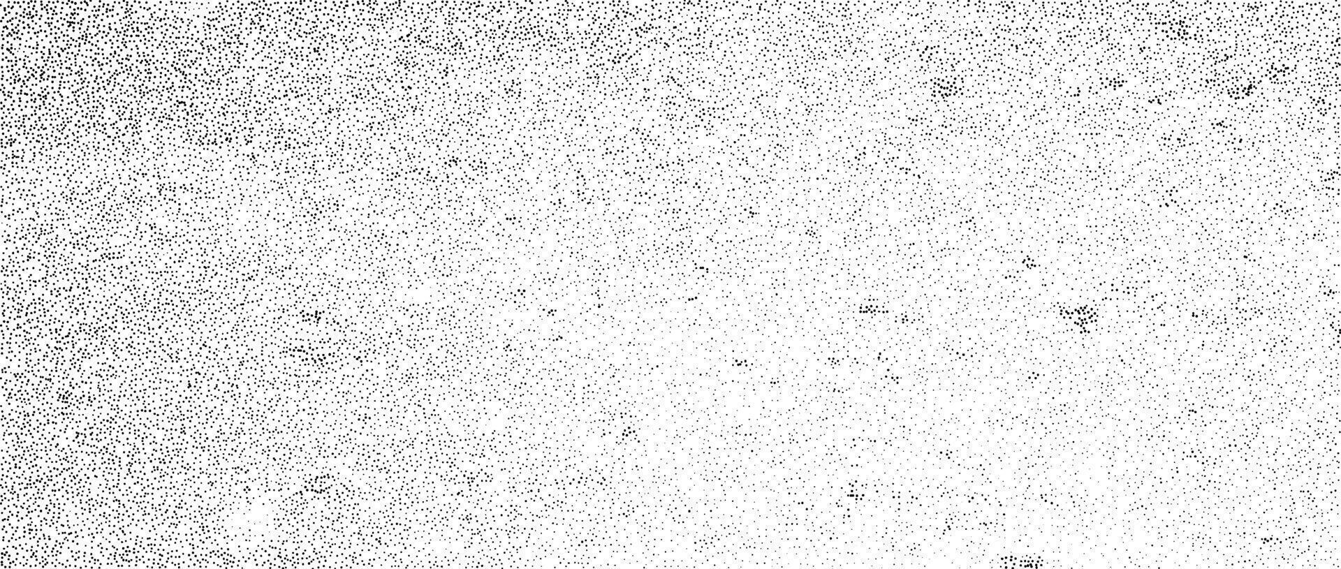 Grunge noise texture. Dirty grain background. Dotted halftone gradient overlay. Sand dust distress wallpaper. Grungy grit pattern. Black white random dot texture for poster, banner, print. vector