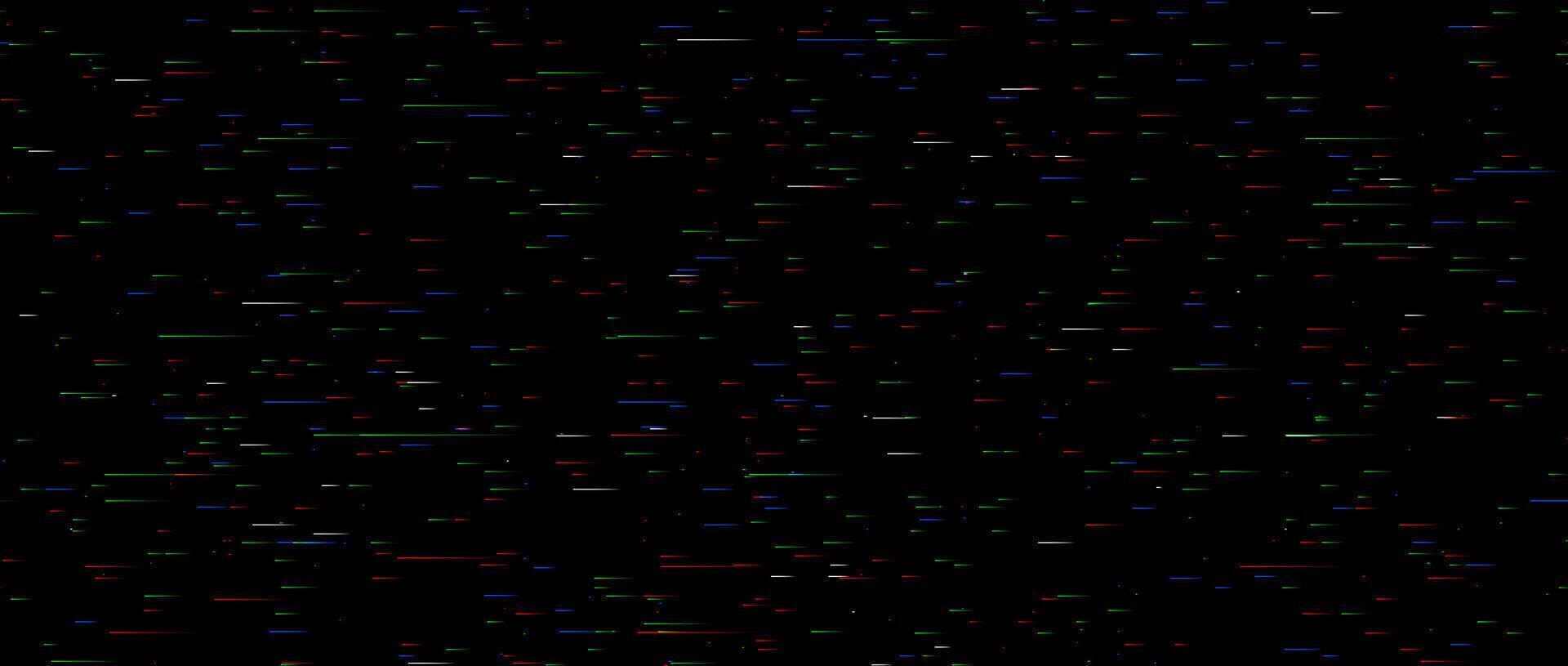Rgb static noise texture. Lost or bad TV signal concept. Random rippled tape background. Glitch vhs pixel noise wallpaper. Image distortion distress backdrop effect. Black crt tv screen vector
