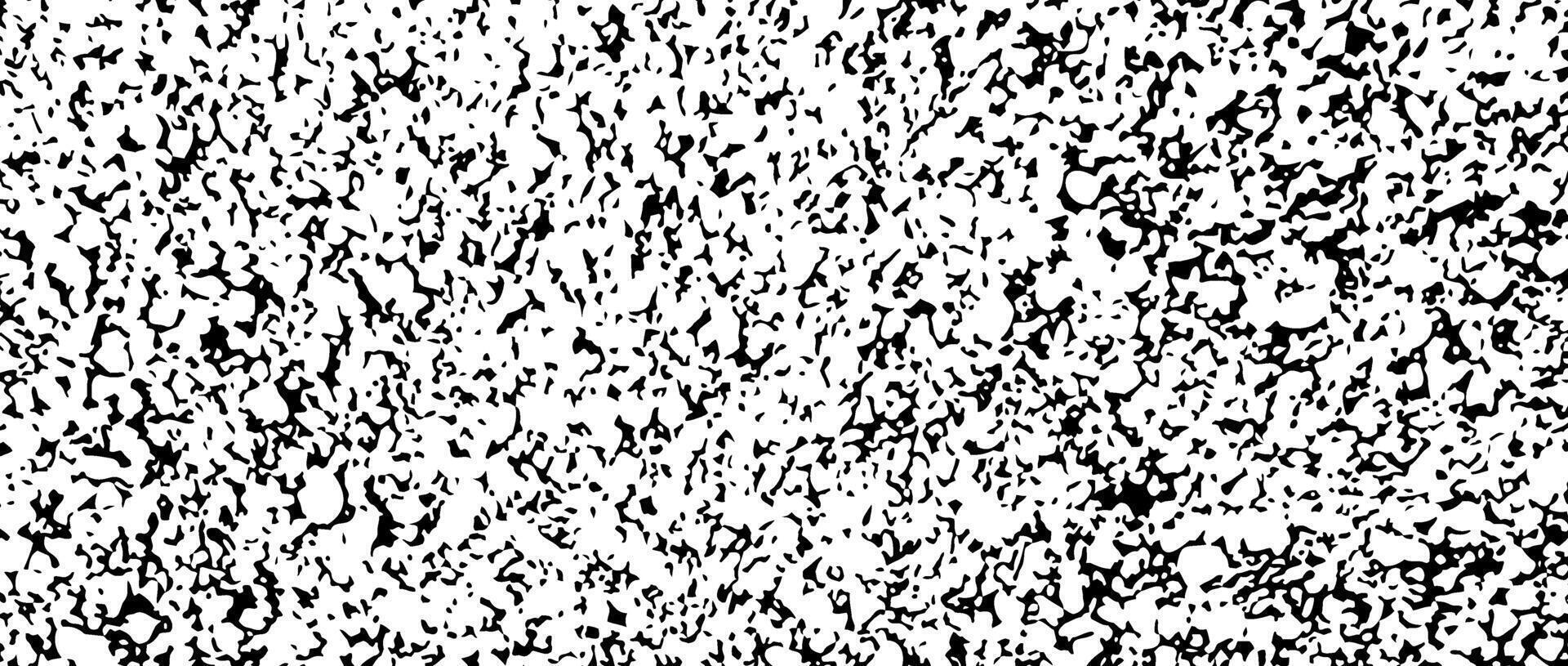 Black gritty gravel texture. Grunge grain overlay background. Distressed noise surface with dust, sand, particles, specks, speckles. Rough dirty granule backdrop. vector