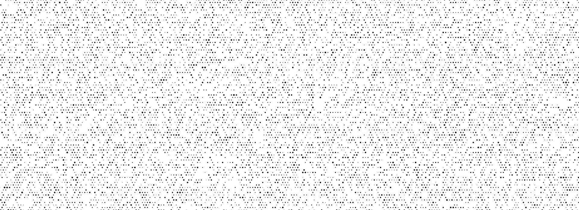 Black dotted noise grid texture. Comic pixel grain pattern. Polka dot particle wallpaper. Irregular grain overlay backdrop. Grunge net speckle effect. Stippled halftone net background vector