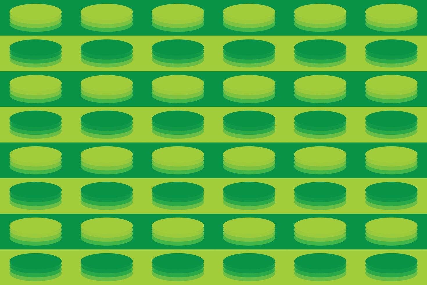 Green circles fabric by jessiej on spoonflower - custom fabric vector