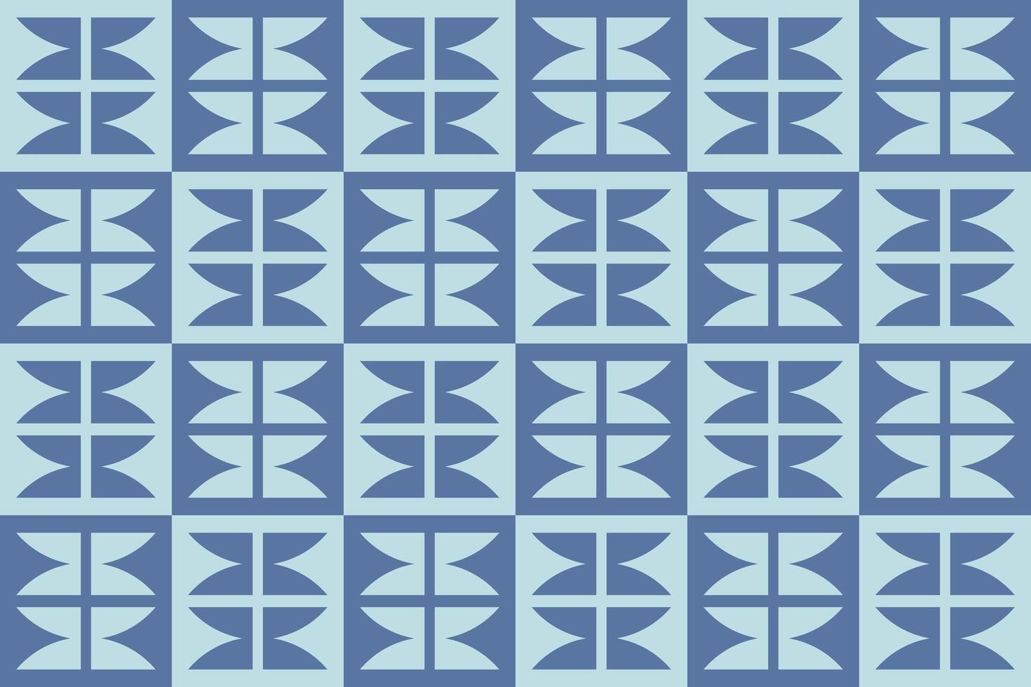 A blue and white geometric pattern vector