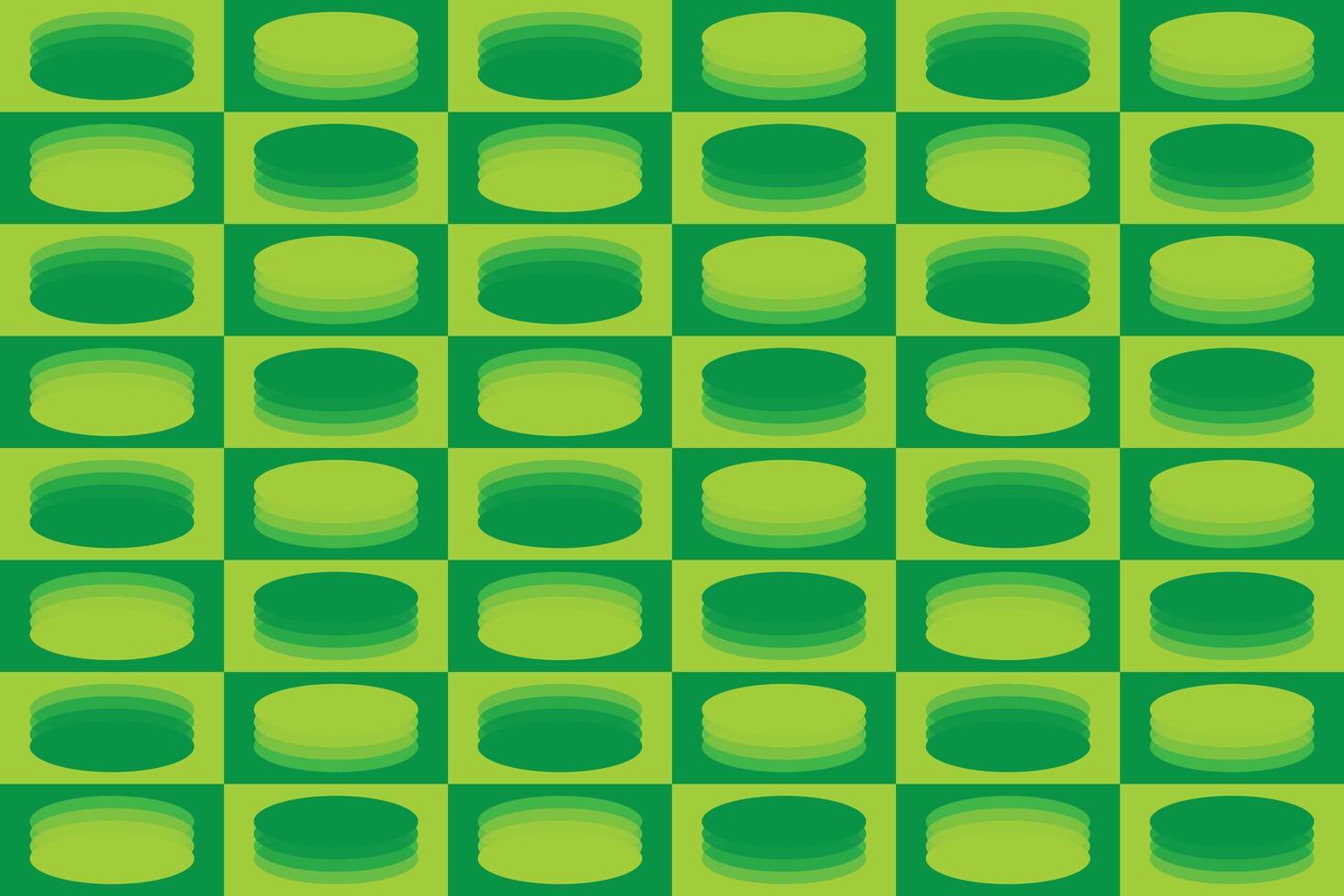 A green and yellow background with squares vector