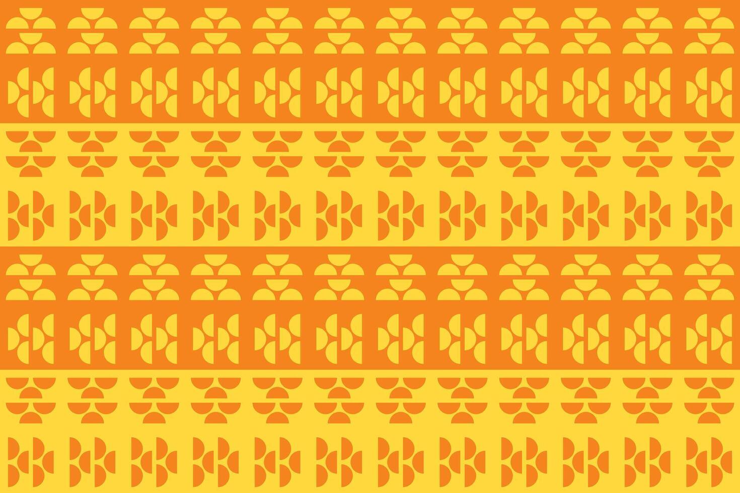 An orange and yellow pattern with a geometric design vector
