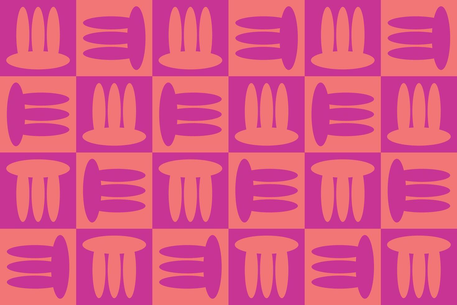 A purple pattern with many different shapes on it vector