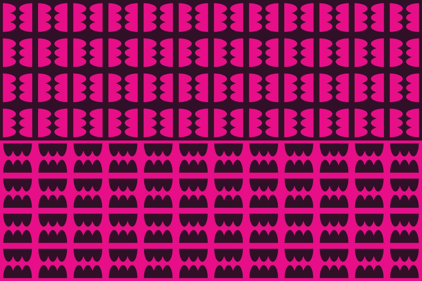 A pink and black pattern with a square shape vector