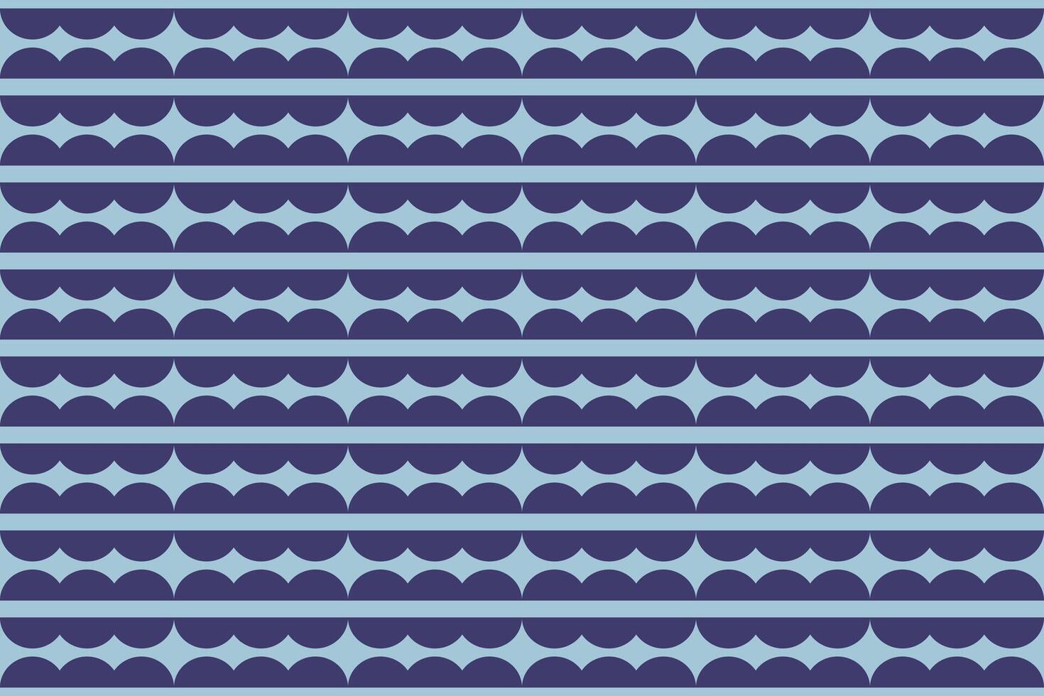 Blue and white pattern with waves vector