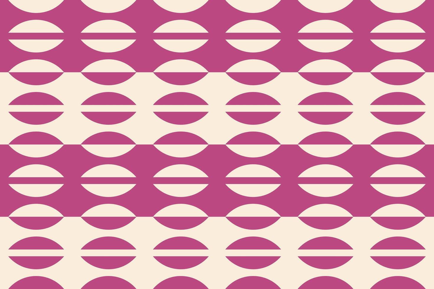 A pink and white polka dot circle pattern vector